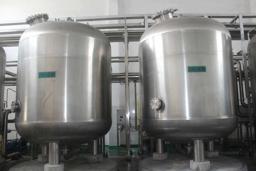 100 ton filtered softened water project for a beer in Guangzhou