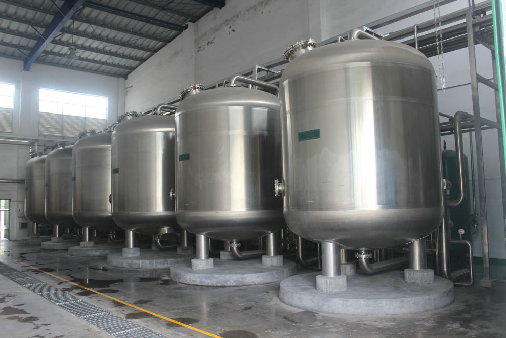 100 ton filtered softened water project for a beer in Guangzhou