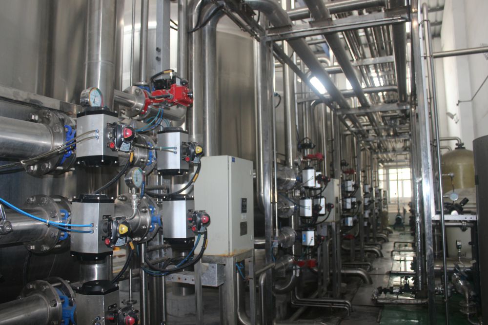 100 ton filtered softened water project for a beer in Guangzhou